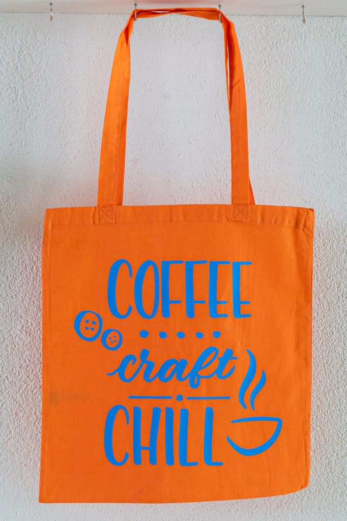 Tragetasche mit Spruch