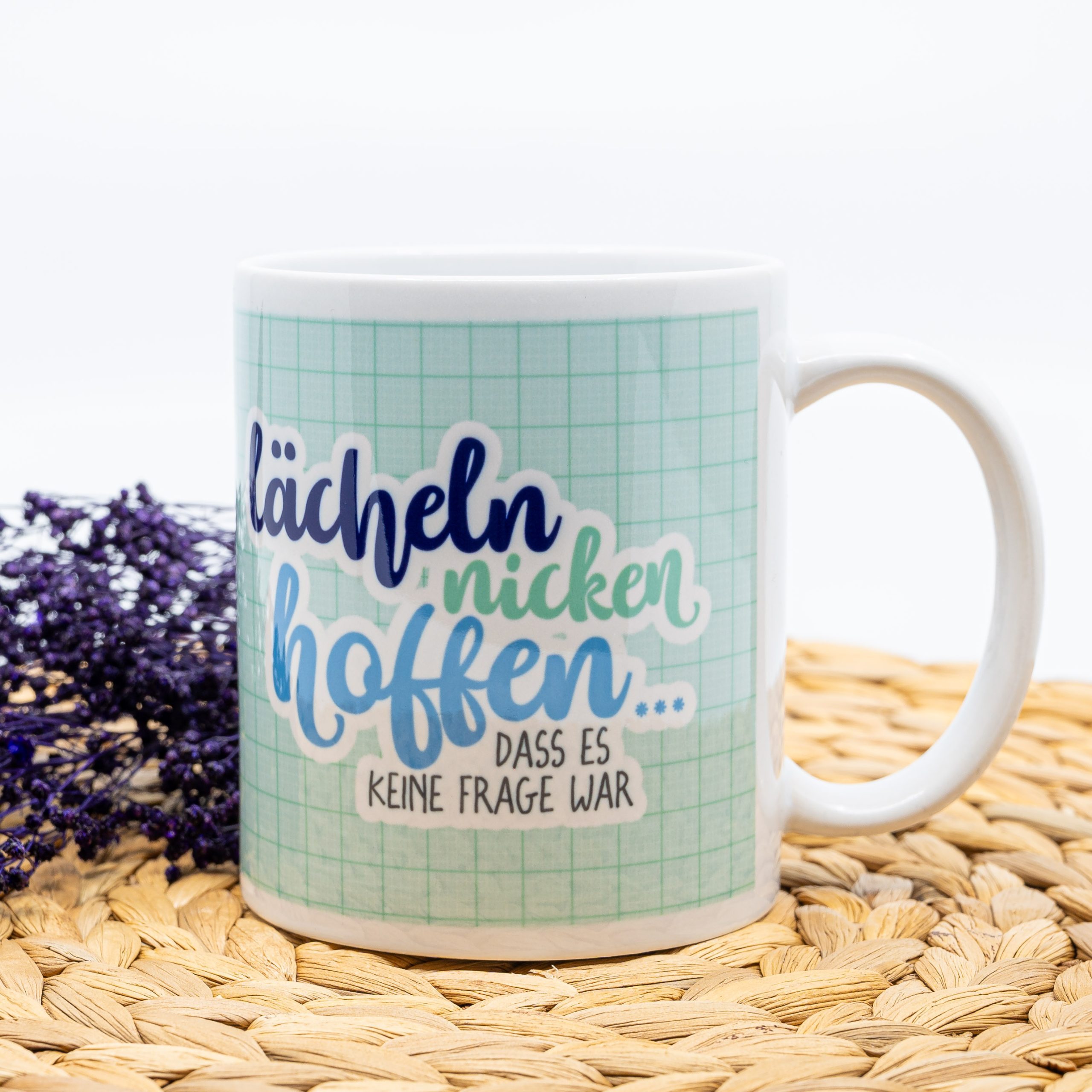 Lächeln nicken hoffen...