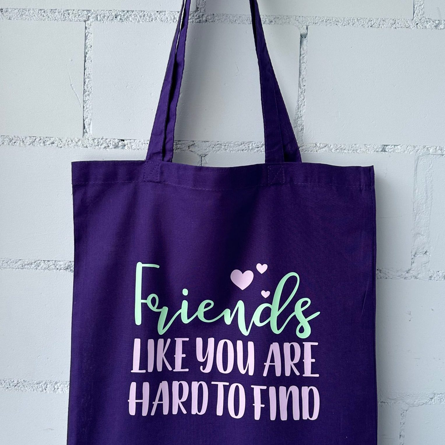 Tragetasche mit Spruch